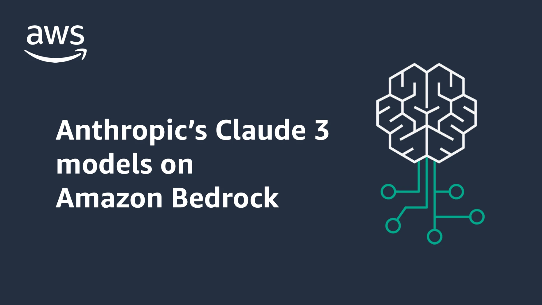 Amazon Bedrock adds Claude 3 Anthropic AI models