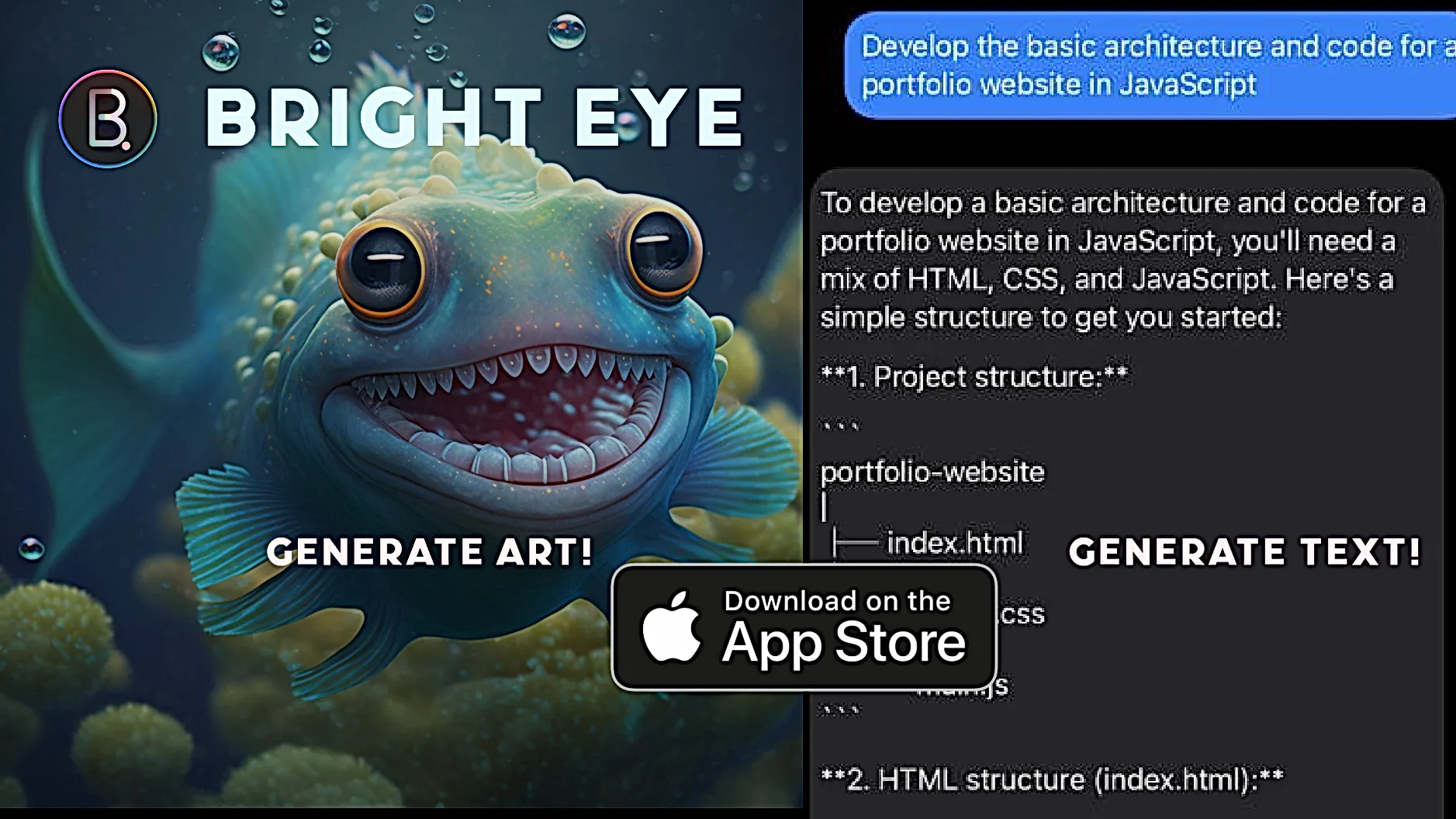 Bright Eye: Your Creative AI Companion